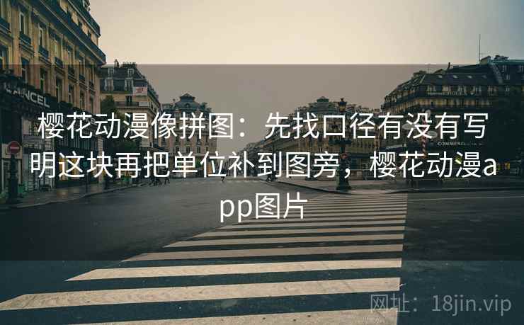 樱花动漫像拼图：先找口径有没有写明这块再把单位补到图旁，樱花动漫app图片